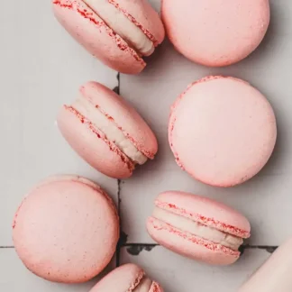 macarons fraise