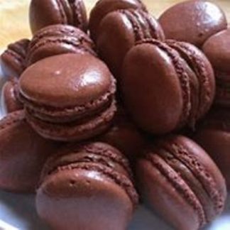 macaron chocalat noir